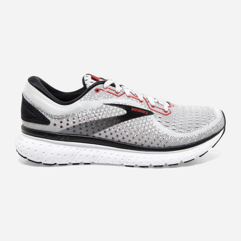 Brooks Glycerin 18 Mens Road Running Shoes - Grey/Black/Tradewinds - Philippines (439267ZIB)